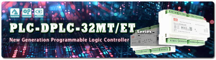 MEAN WELL PLC-DPLC-32MT/ET компактний ПЛК